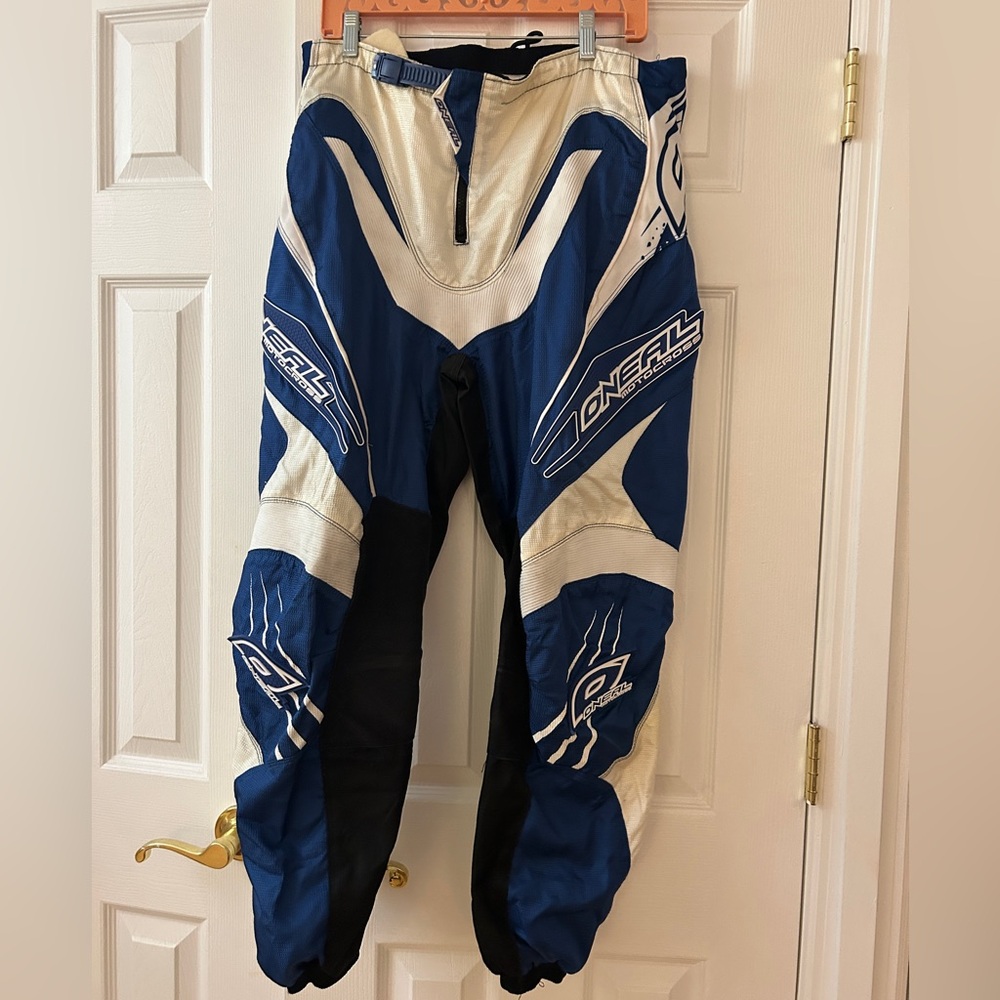 O’Neil Hardware element Men's Blue and White Motocross Pants size 36